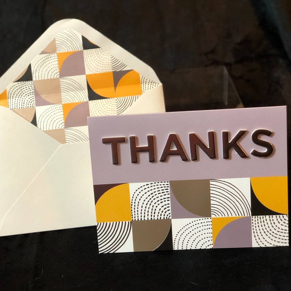 Nib thank you cards